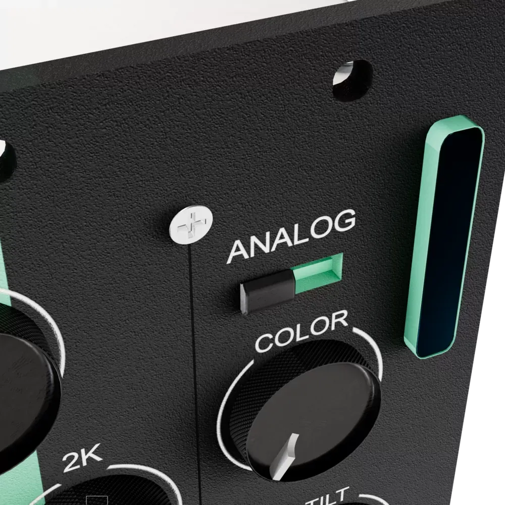 Ice Audio IC5EQ — switch Analog y knob Color de calidez de cinta