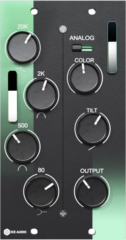 Ice Audio IC5EQ — EQ formato 500 de cuatro bandas 20K, 2K, 500 y 80