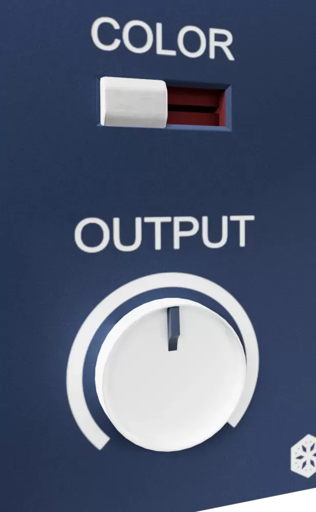 Ice Audio Vocal Band — switch Color de saturacion y perilla Output