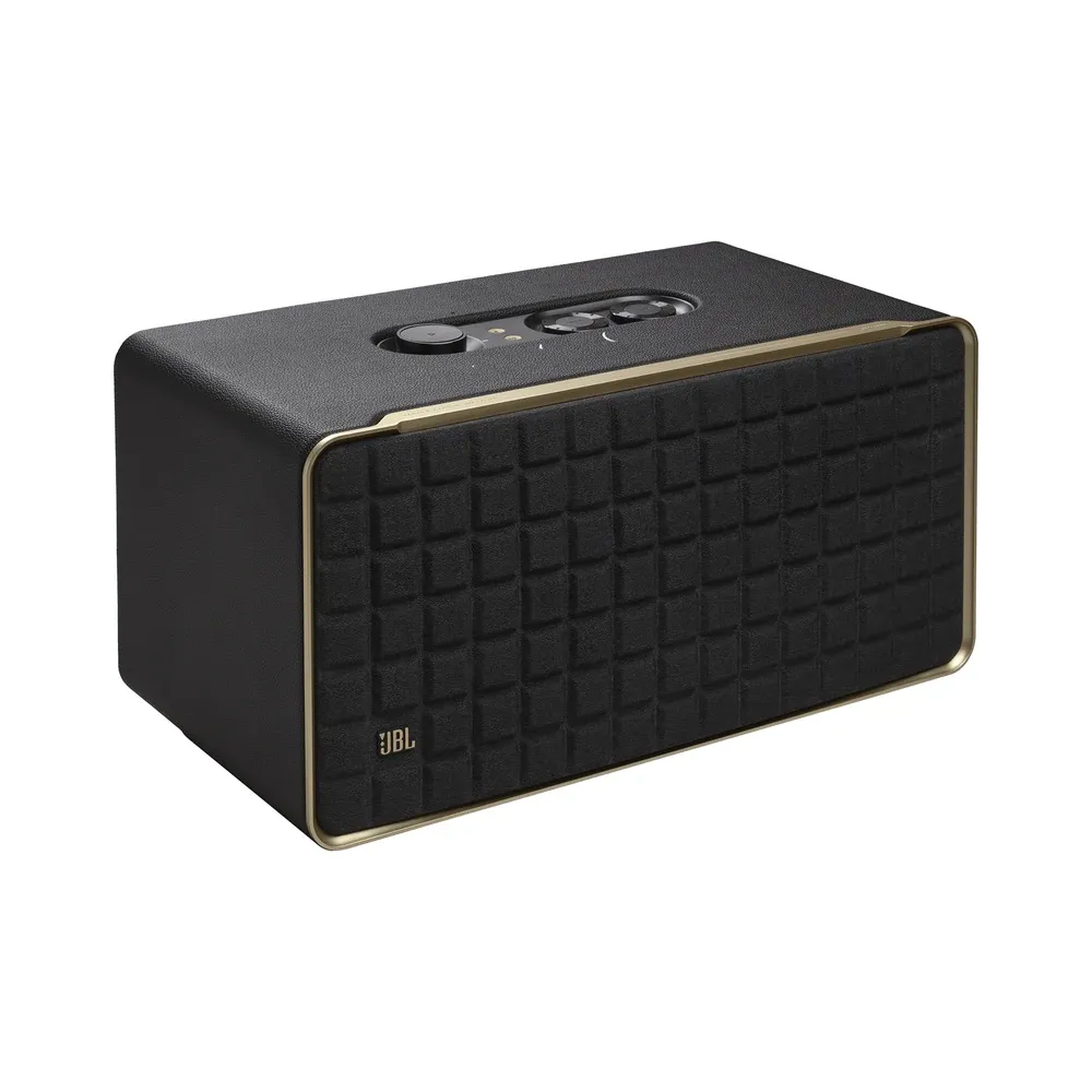 JBL Authentics 500 en negro con su rejilla Quadrex