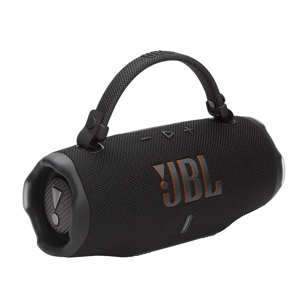 JBL Charge 6 en negro, con su correa de asa