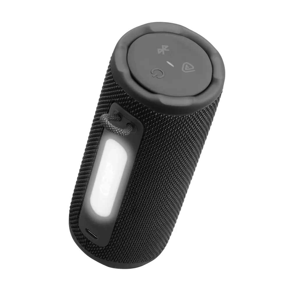 Luz ambiental encendida en el JBL Grip negro