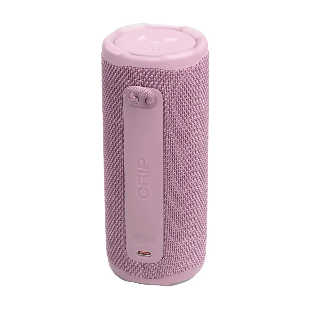 Vista trasera del JBL Grip en rosado