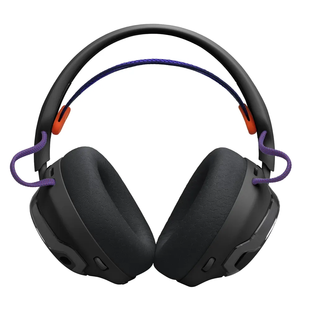 Vista trasera del JBL Quantum 650 con la diadema y la hamaca de malla