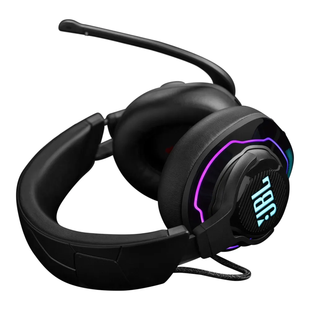 Almohadillas de espuma viscoelástica revestidas en cuero del JBL Quantum 910