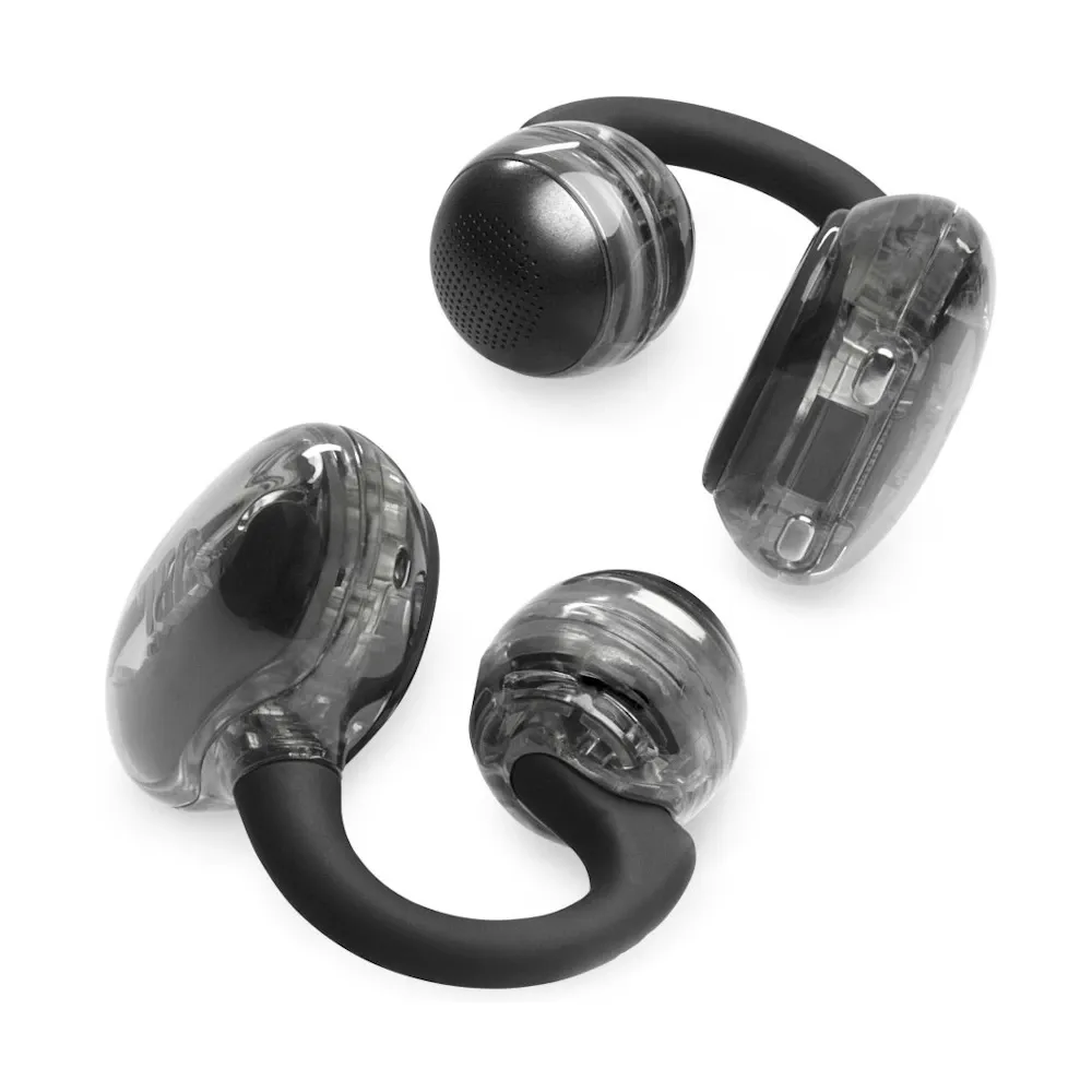 Detalle del clip de oreja de los JBL Soundgear Clips, que no entra en el canal auditivo