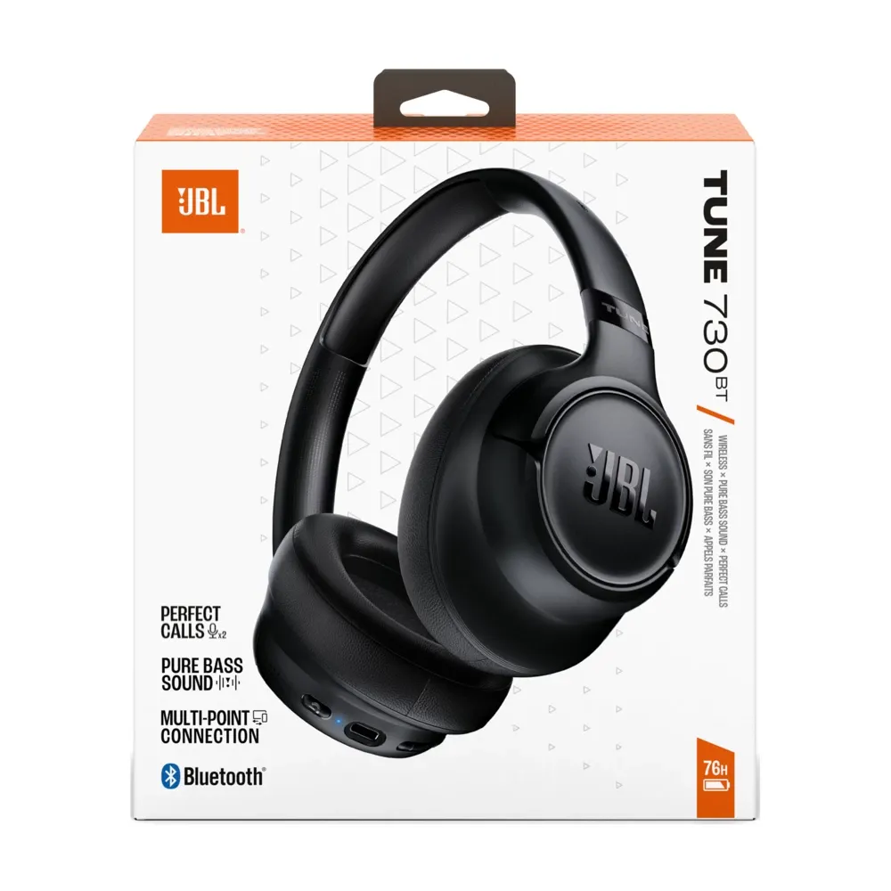 Caja de los JBL Tune 730BT negros