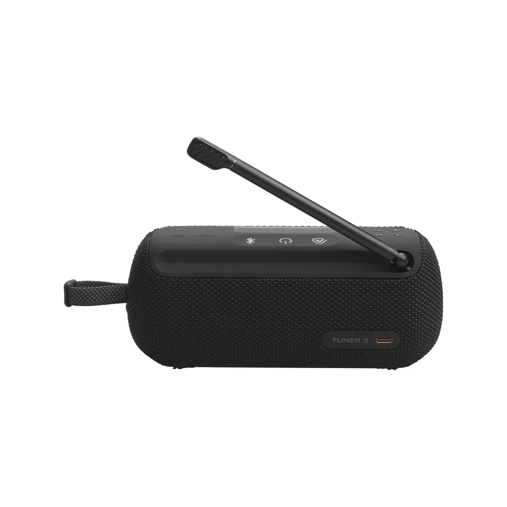 JBL Tuner 3 con la antena telescópica extendida