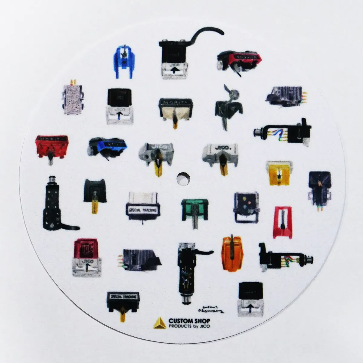 Jico Slipmat 7 pulgadas de doble capa antiestático
