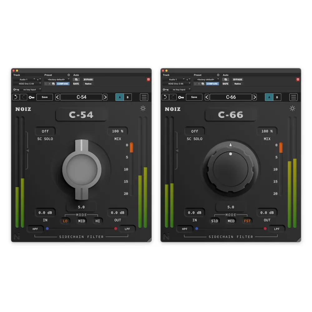 KIT Plugins NOIZ One Series C Bundle – Bundle de Compresores de Una Perilla