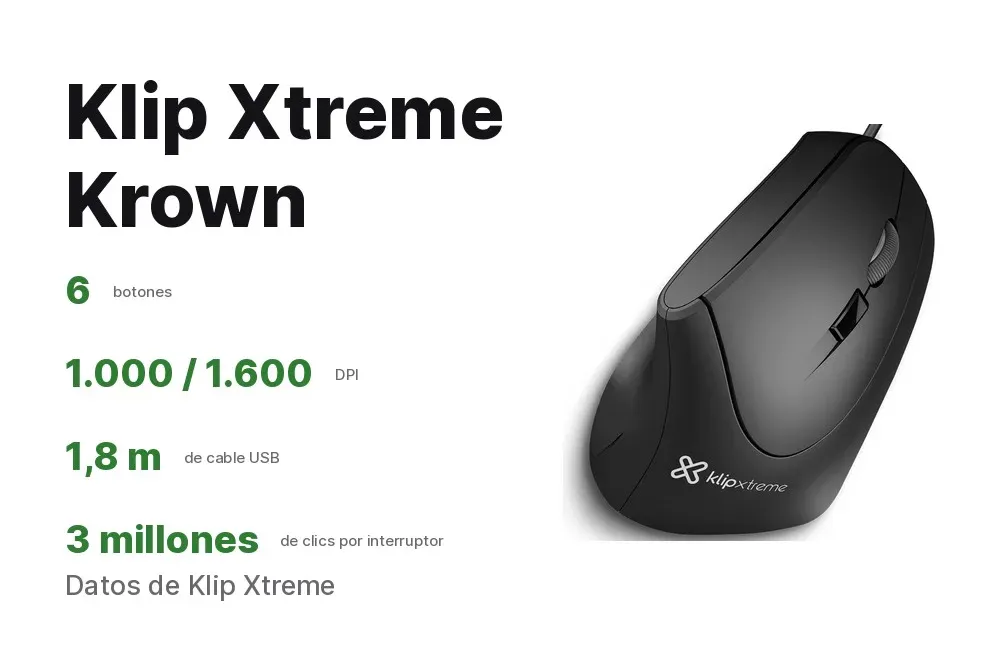 Panel de datos del Klip Xtreme Krown