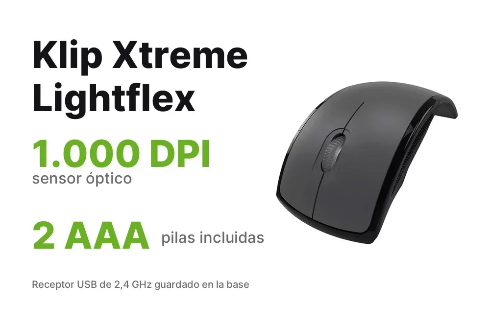 Panel de datos del Klip Xtreme Lightflex