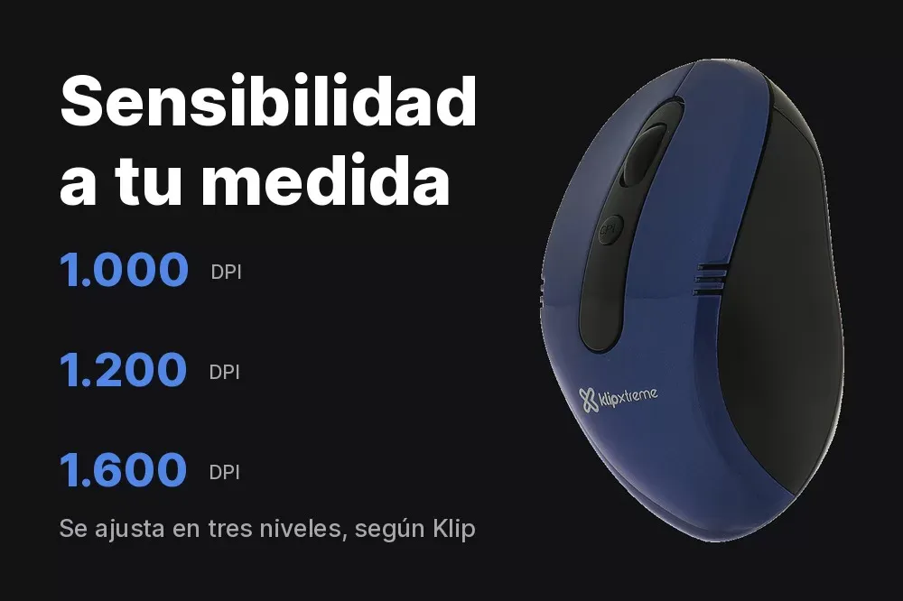 Niveles de DPI del Klip Xtreme Vector