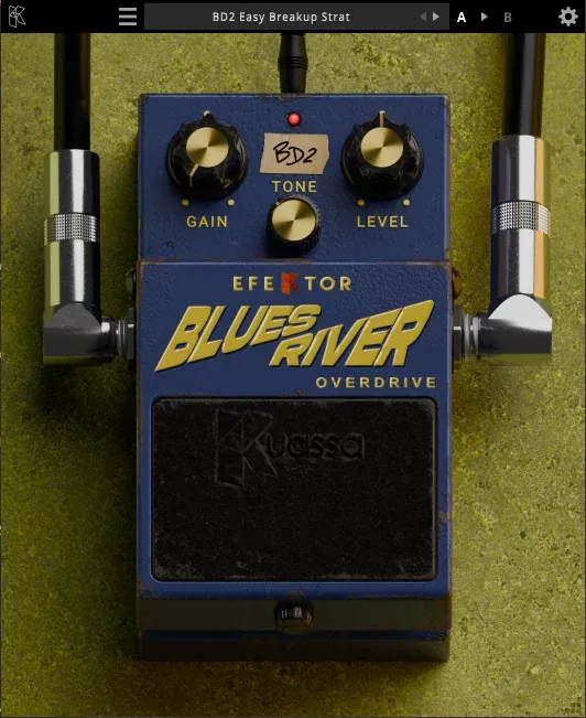 Blues River: overdrive dinámico tipo válvula