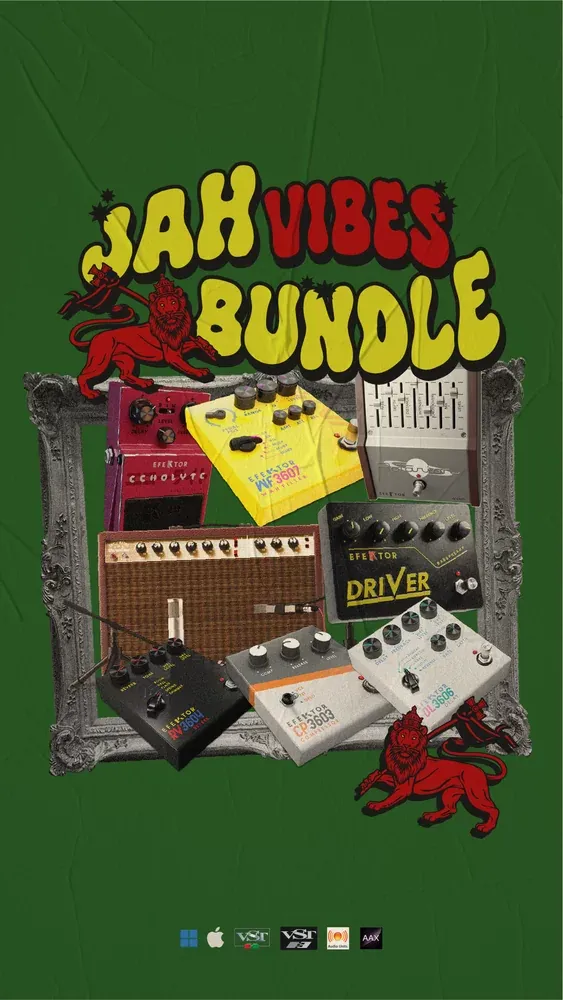 KUASSA Jah Vibes Bundle – Bundle de Amplificador y Efectos para Reggae y Dub