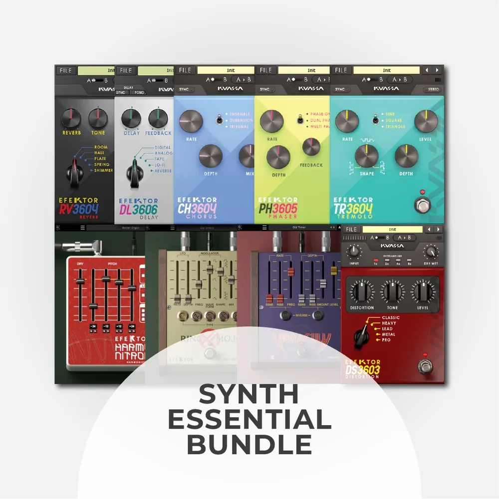 KUASSA Synth Essential Bundle – Bundle de Efectos para Sintetizadores