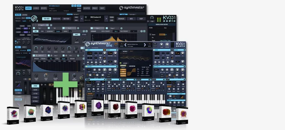 KV331 Audio SynthMaster Everything Bundle – Bundle de Sintetizador Virtual