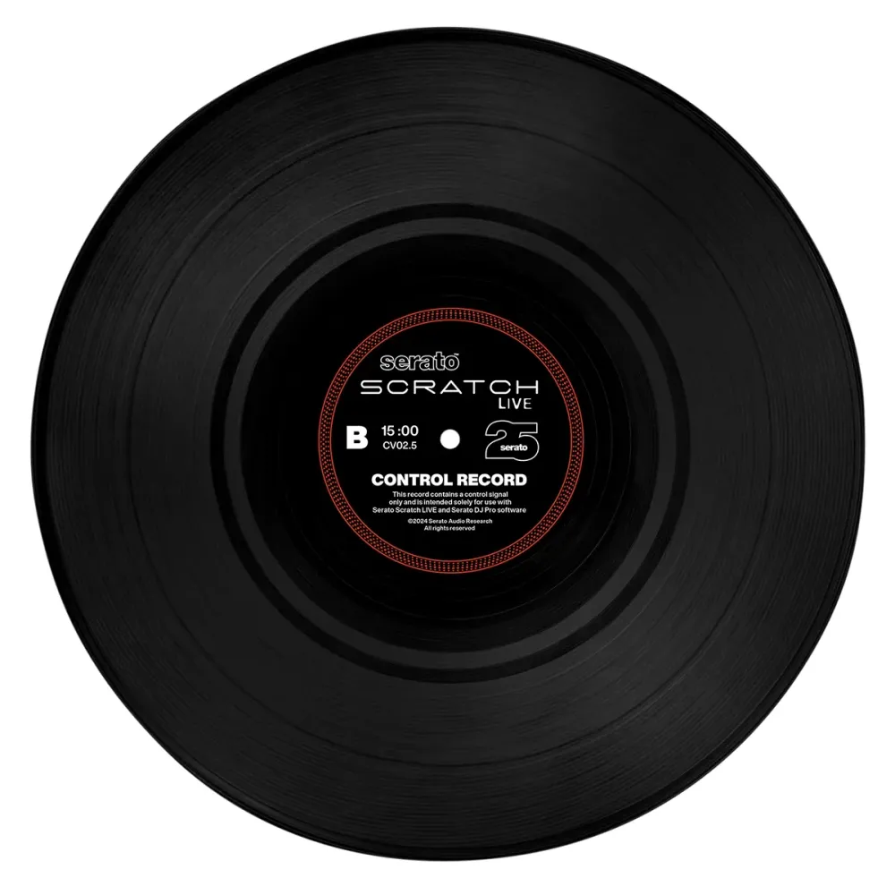 Serato SCR-25 Black – Vinilos Timecode DVS 25 Aniversario