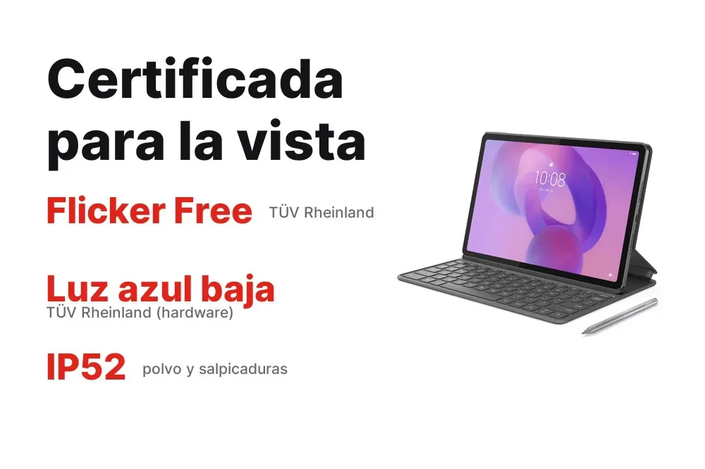 Certificaciones TÜV Rheinland e IP52 de la Lenovo Idea Tab