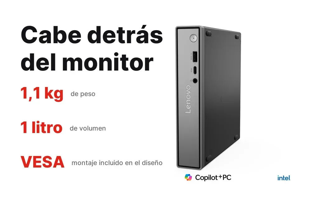 Formato Tiny de un litro del ThinkCentre neo 50q