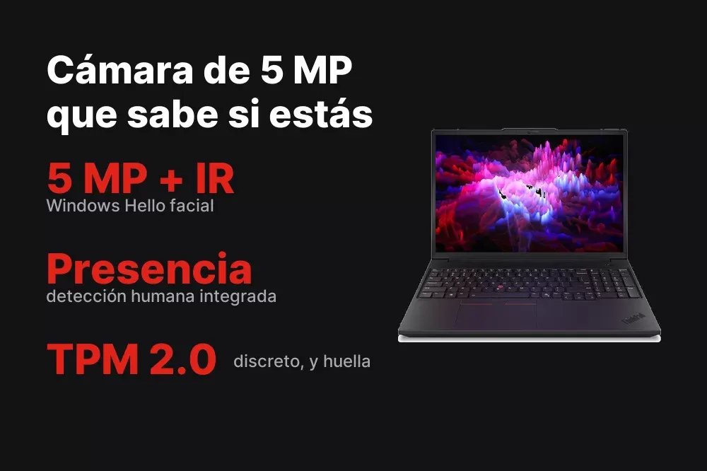 Batería de 90 Wh y carga GaN de 140 W del ThinkPad P16v Gen 3