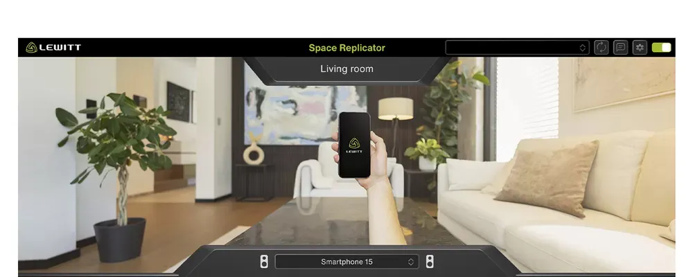 Living con smartphone y laptop en Space Replicator Essential