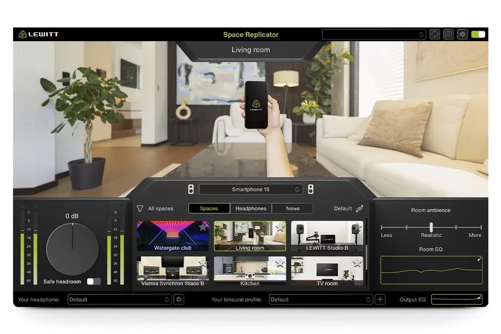 Living con smartphone y laptop en Space Replicator