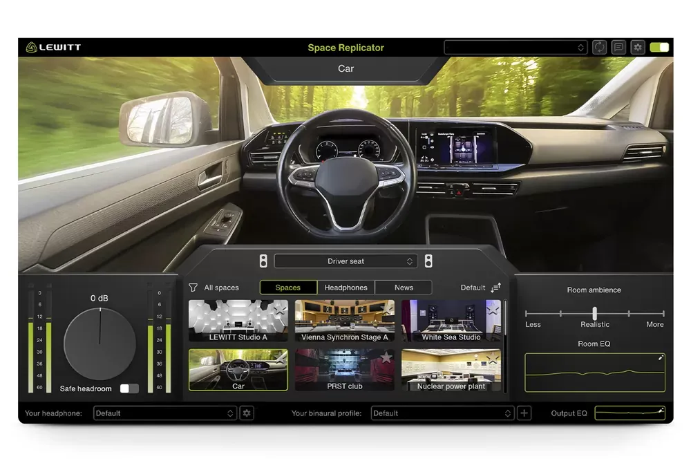 Comprobación de mezcla en el auto con Space Replicator