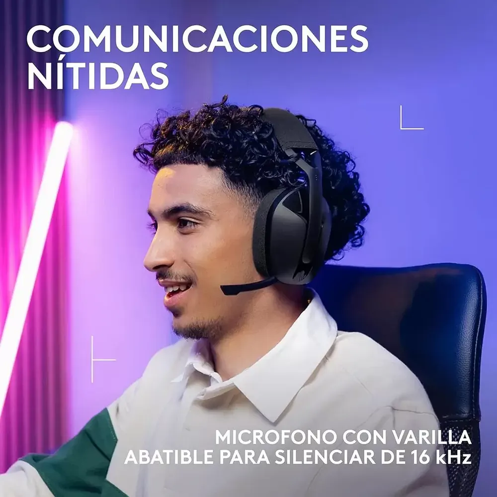 Comunicaciones nítidas: micrófono con varilla abatible para silenciar, de 16 kHz