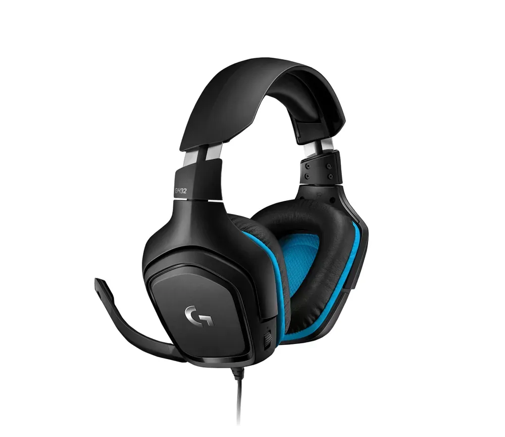 Diadema del Logitech G432 vista por detrás