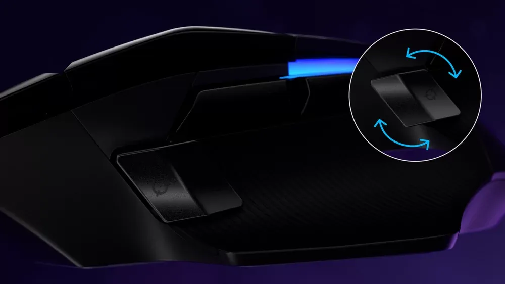Botón DPI-Shift ajustable del Logitech G502 X PLUS