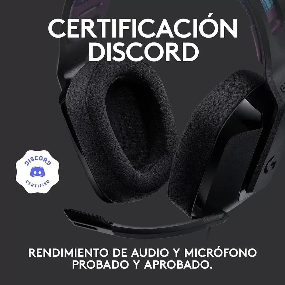 Logitech G535 con certificación Discord: audio y micrófono probados y aprobados