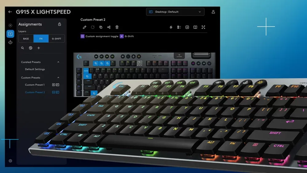 Logitech G HUB con el G915 X