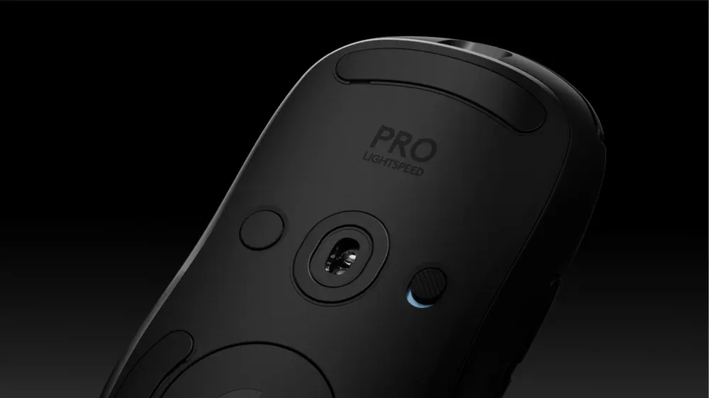 Base del Logitech G PRO 2 LIGHTSPEED con su sensor