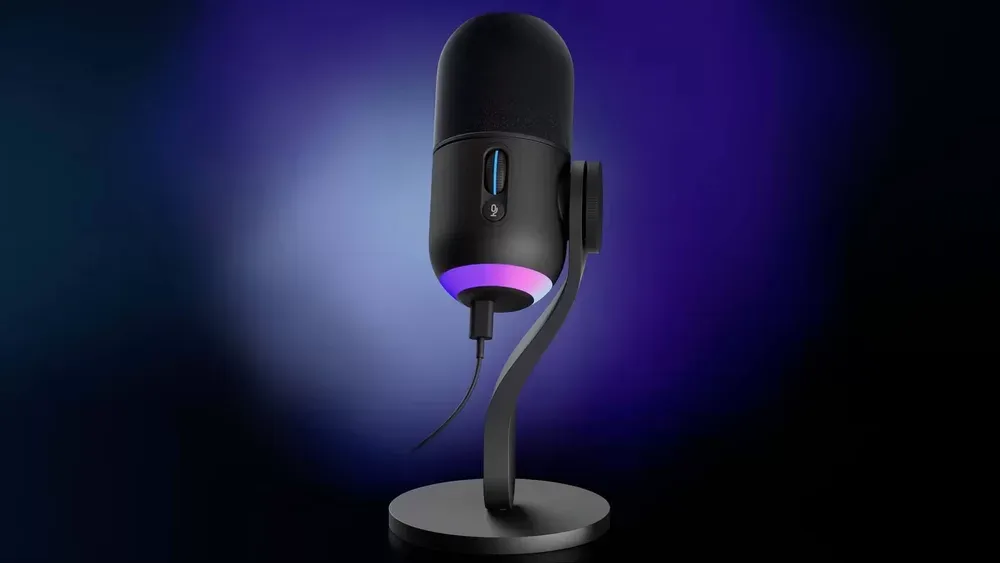 Iluminación RGB de dos zonas del Logitech G Yeti GX