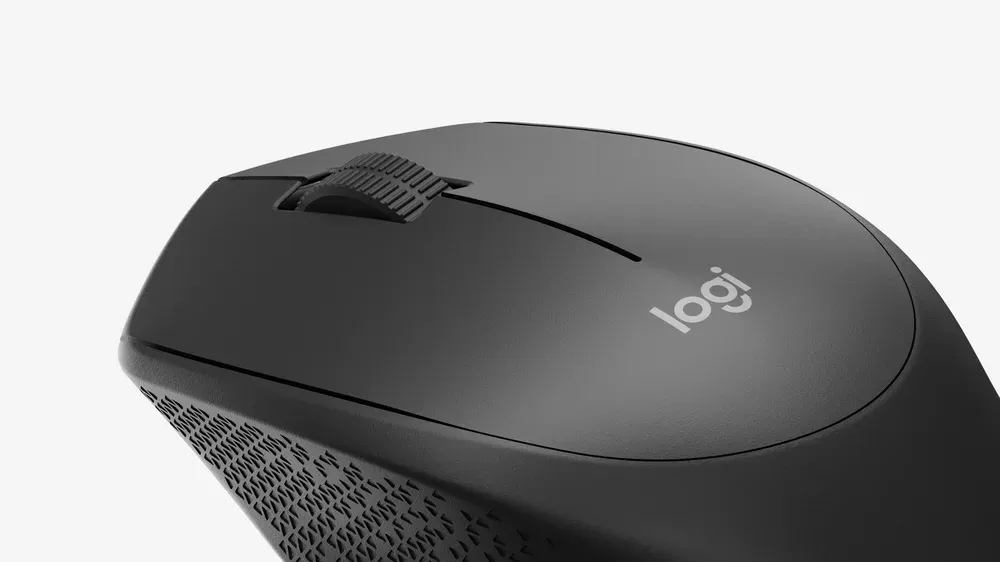 Detalle del agarre de goma del Logitech M280