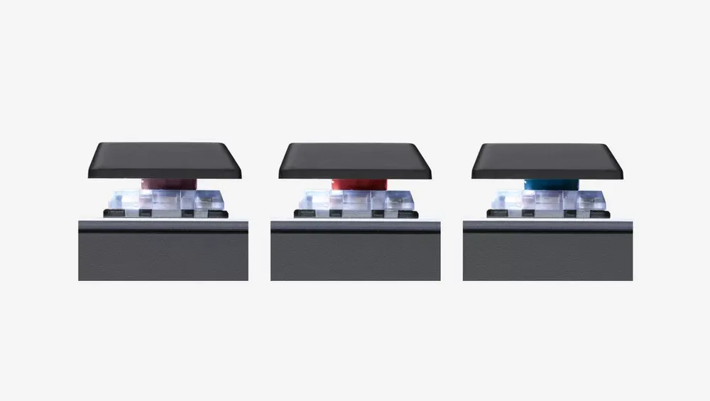 Los tres tipos de interruptor del MX Mechanical