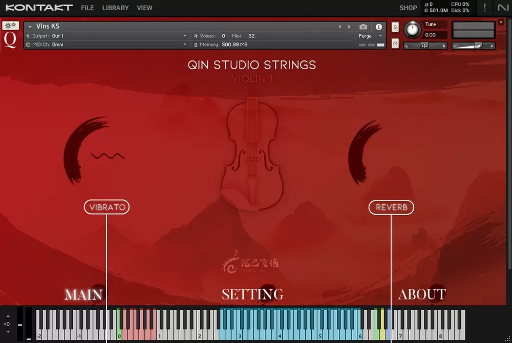 LONGSQIN Qin Strings – Biblioteca de Cuerdas para Kontakt