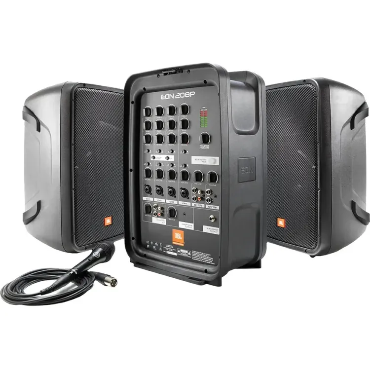 JBL EON208P – Sistema PA Portátil 300W con Mezclador