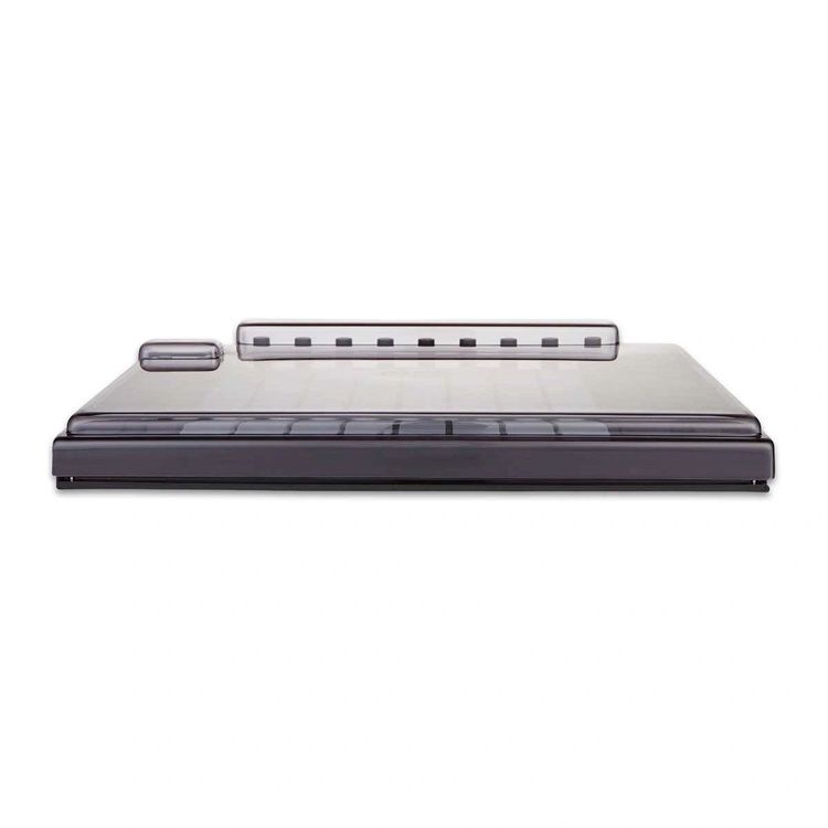 Perfil lateral de la tapa Decksaver sobre el Ableton Push