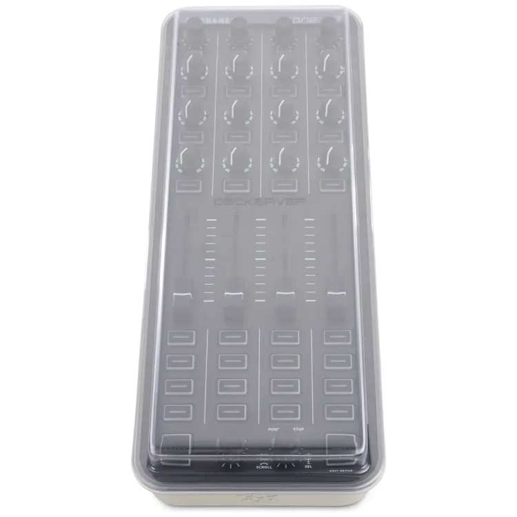Vista superior del Allen & Heath Xone:K3 con la tapa Decksaver puesta