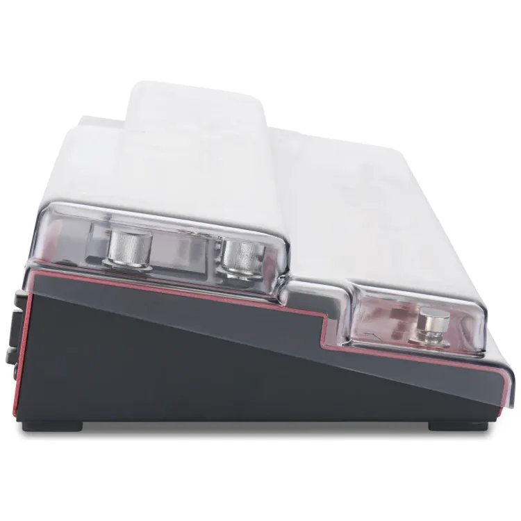 Perfil lateral de la tapa Decksaver sobre el Boss RC-600