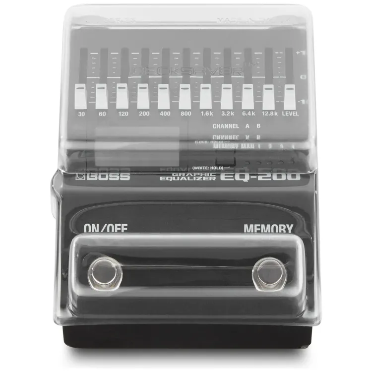 Vista superior del Boss serie 200 con la tapa Decksaver puesta