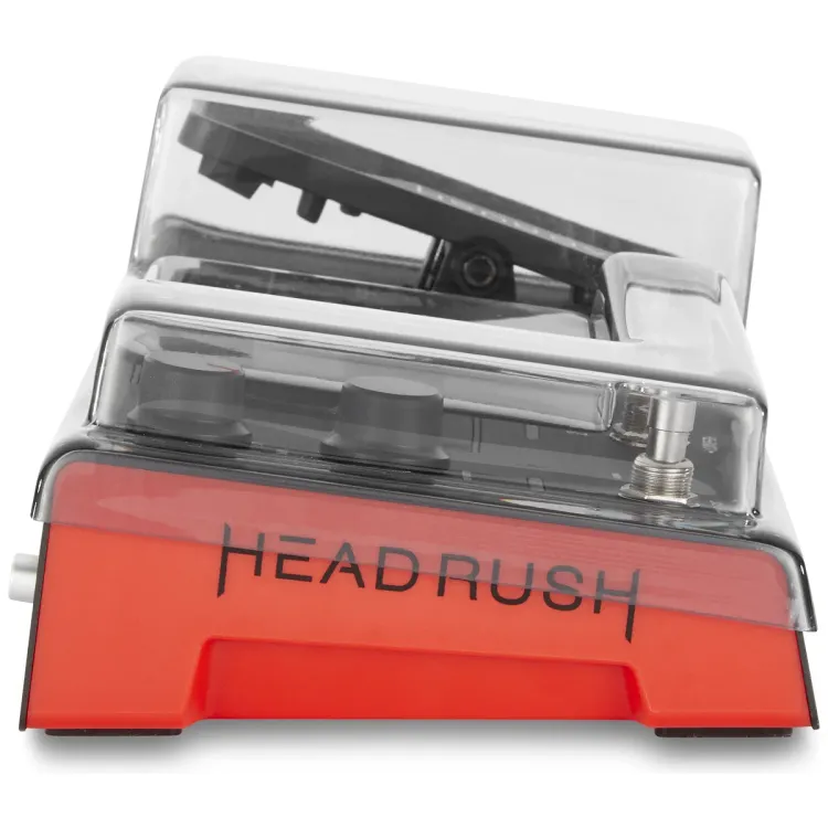 Perfil lateral de la tapa Decksaver sobre el HeadRush MX5