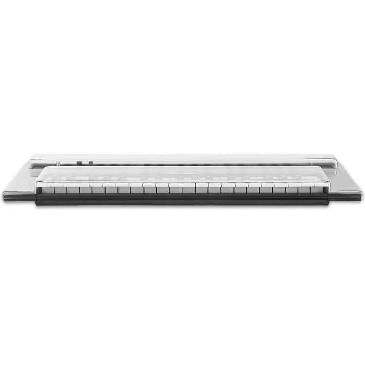 Vista superior del Yamaha reface con la tapa Decksaver puesta