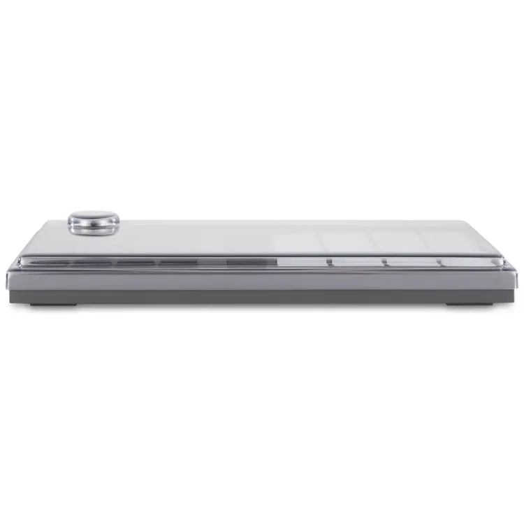 Vista superior del Native Instruments Maschine Mikro MK3 con la tapa Decksaver puesta