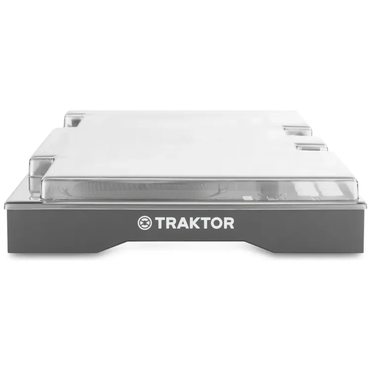 Perfil lateral de la tapa Decksaver sobre el Native Instruments Traktor Kontrol S3