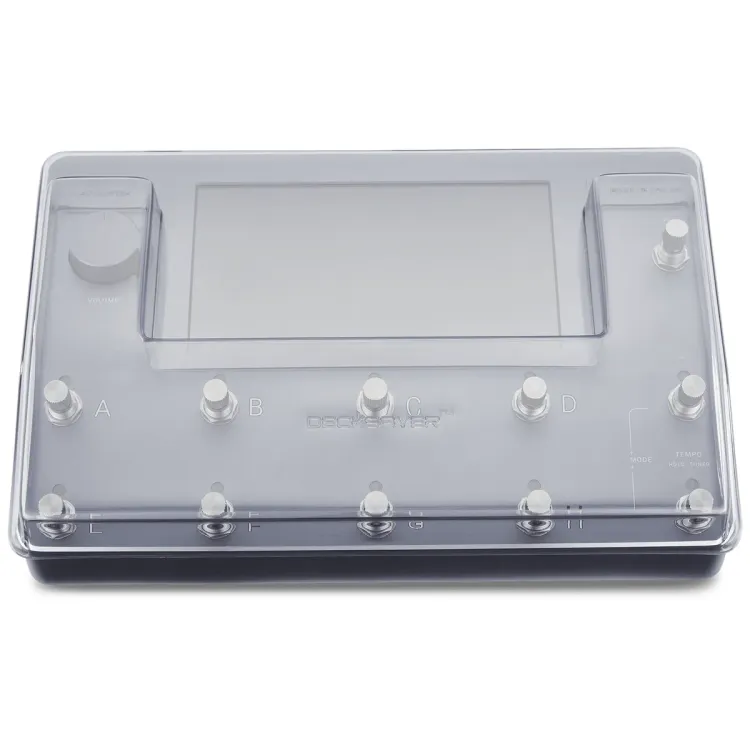 Vista superior del Neural DSP Quad Cortex con la tapa Decksaver puesta