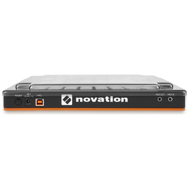 Perfil lateral de la tapa Decksaver sobre el Novation Launchpad Pro MK2