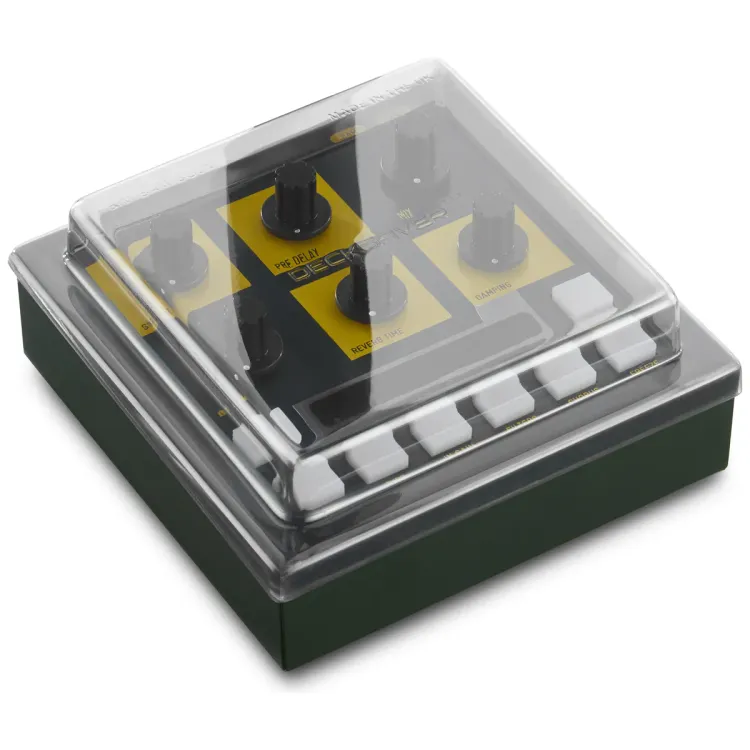 Tapa Decksaver puesta sobre el OTO BIM, BAM y BOUM, vista en tres cuartos
